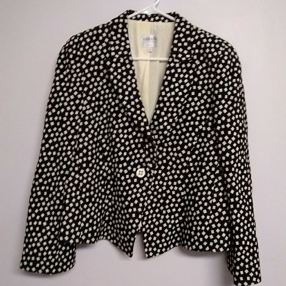 Armani Collezioni Jackets & Blazers - Armani Collezioni VTG geometric jacket blazer